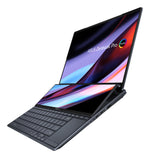 ASUS Zenbook Pro 14 Duo OLED UX8402ZE-M3022W Intel® Core™ i9 i9-12900H Laptop 36.8 cm (14.5) Touchscreen 2.8K 32 GB LPDDR5-SDRAM 1 TB SSD NVIDIA GeForce RTX 3050 Ti Wi-Fi 6E (802.11ax) Windows 11 Home Black Asus