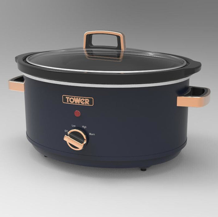 Tower T16043MNB slow cooker 6.5 L Blue