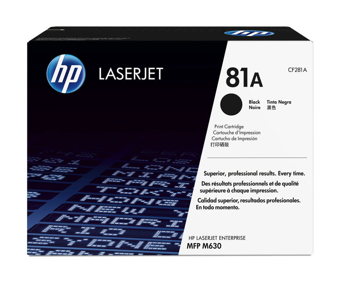 HP 81A Black Original LaserJet Toner Cartridge