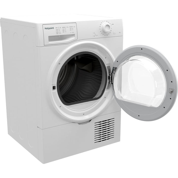 Hotpoint Ariston H2 D81W UK tumble dryer Freestanding Front-load 8 kg B White