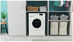 Indesit BDE 96436X W UK N washer dryer Freestanding Front-load White D