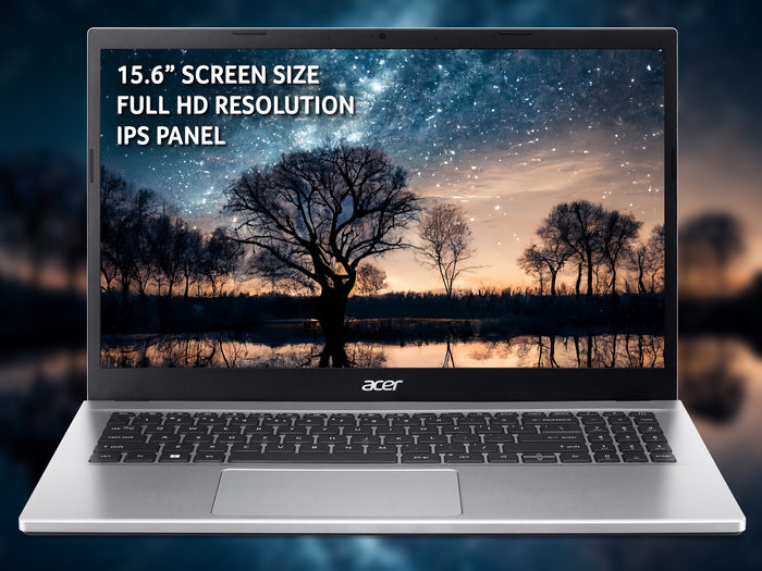 Acer Aspire 3 A315-44P Laptop - AMD Ryzen 5 5500U, 8GB, 512GB SSD, Integrated Graphics, 15.6 Full HD, Windows 11, Silver