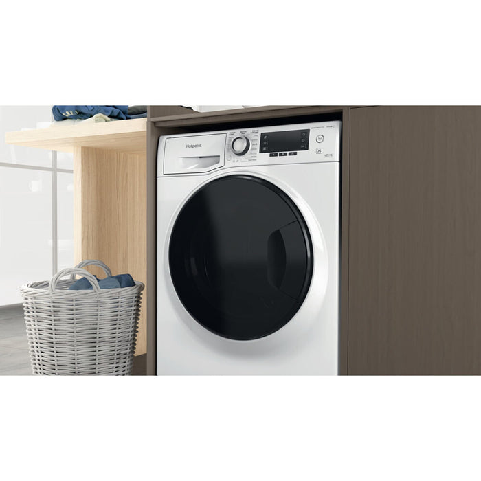 Hotpoint NDD 9725 DA UK washer dryer Freestanding Front-load White E