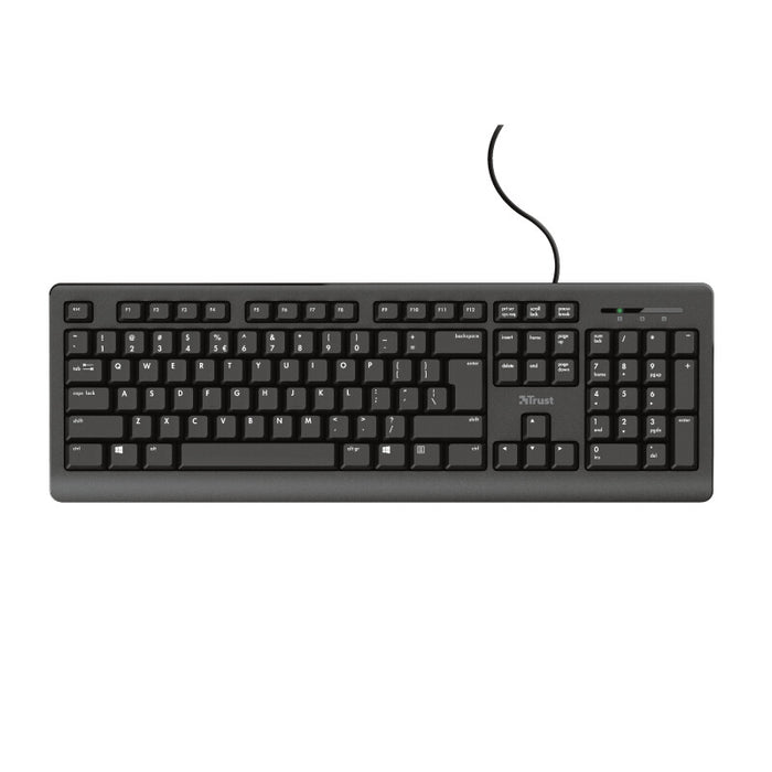 Trust TK-150 keyboard Universal USB QWERTY UK English Black