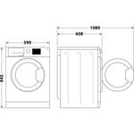 Hotpoint Freestanding Washing Machine H6 W845WB UK