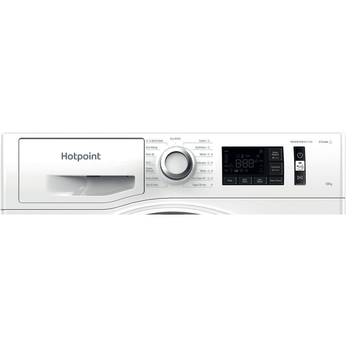 Hotpoint NM11 1046 WC A UK N washing machine Front-load 10 kg 1400 RPM White