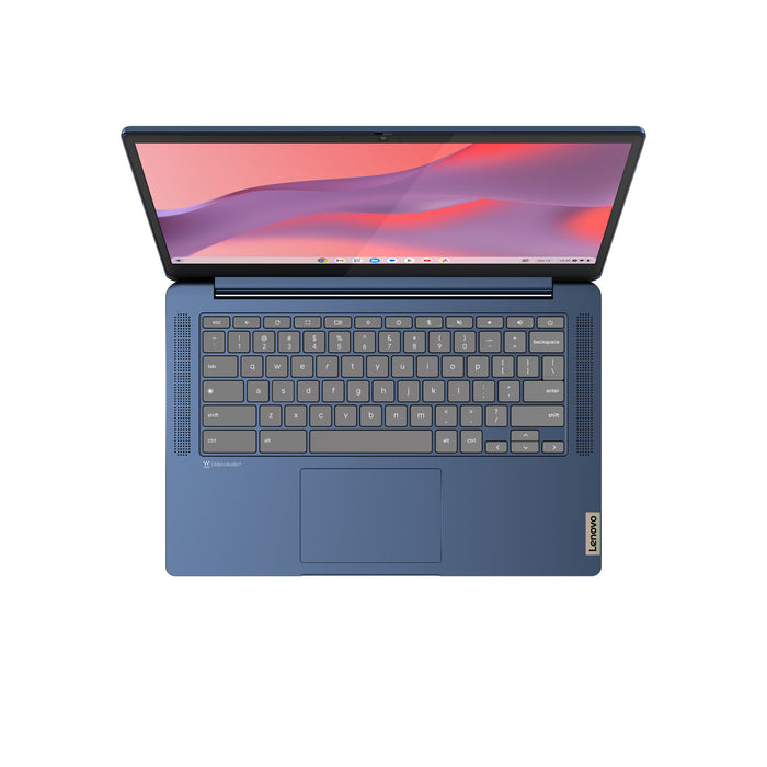 Lenovo IdeaPad Slim 3 Chrome 14M868 MediaTek 520 14 Chromebook-  8 GB LPDDR4x-SDRAM- 128 GB eMMC Wi-Fi 6 (802.11ax)-ChromeOS- Full HD -Chromebook-  Blue