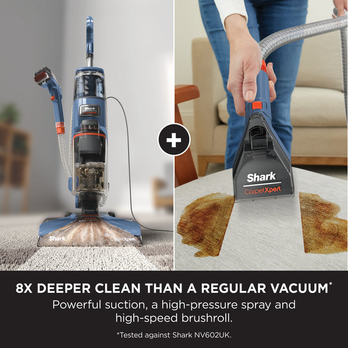 Shark EX150UK CarpetXpert Deep Carpet Cleaner- Navy