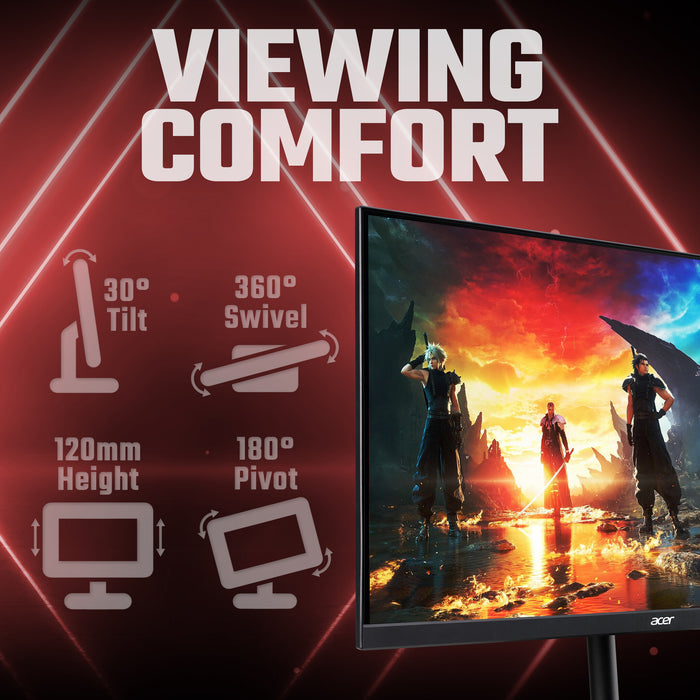 Acer NITRO XV2 Nitro XV242F Gaming Monitor, 540Hz, FHD (1920x1080), 0.5ms Response Time, 16:9, AMD FreeSync Premium, DisplayHDR 400