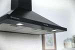 Russell Hobbs RHSCH901B-M cooker hood Wall-mounted Black 400 m³/h