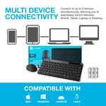 JLab Go Wireless Keyboard and Mouse Bundle - Black JLAB