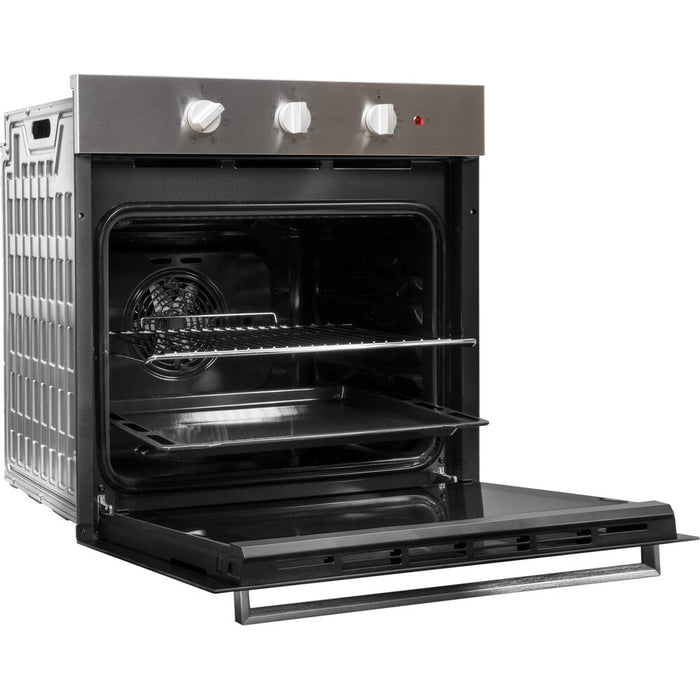 Indesit IFW 6330 IX UK oven 66 L Black, Stainless steel