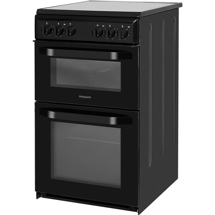 Hotpoint HD5V92KCB Freestanding cooker Electric Ceramic Black