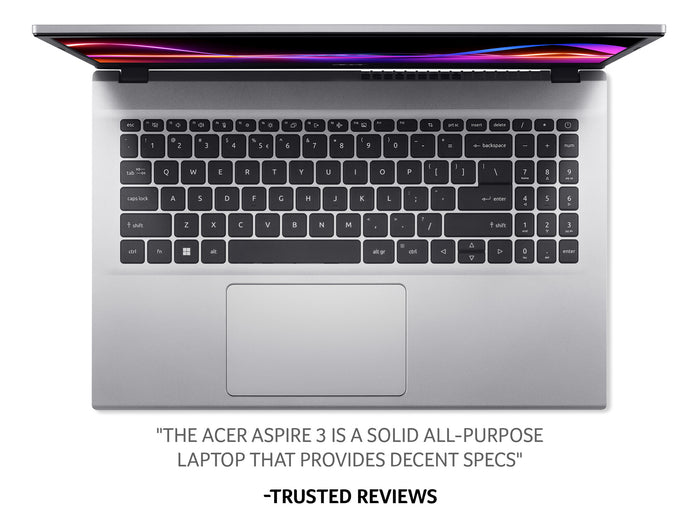 Acer Aspire 3 A315-59 Laptop - Intel Core i5-1235U, 8GB, 512GB SSD, Integrated Graphics, 15.6 Full HD, Windows 11, Silver