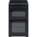 Hotpoint HD5V92KCB Freestanding cooker Electric Ceramic Black