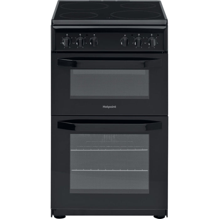 Hotpoint HD5V92KCB Freestanding cooker Electric Ceramic Black