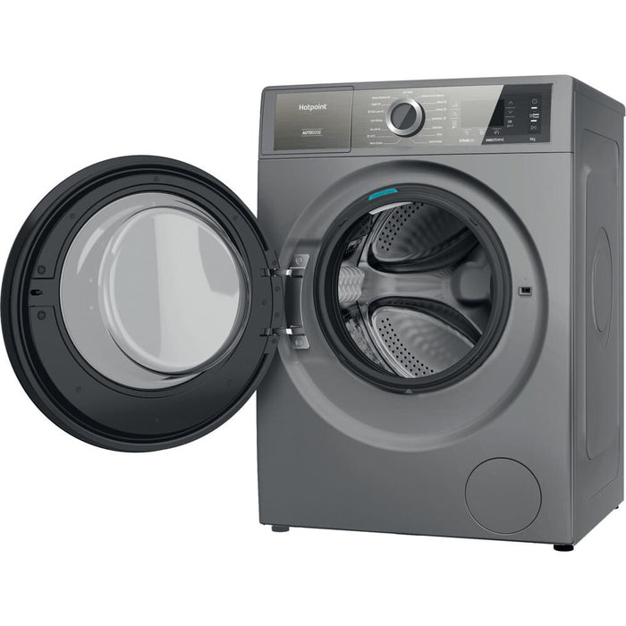 Hotpoint H8 W946SB UK washing machine Front-load 9 kg 1400 RPM Silver