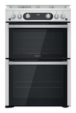 Hotpoint HDM67G0C2CX/UK Freestanding cooker Gas Silver