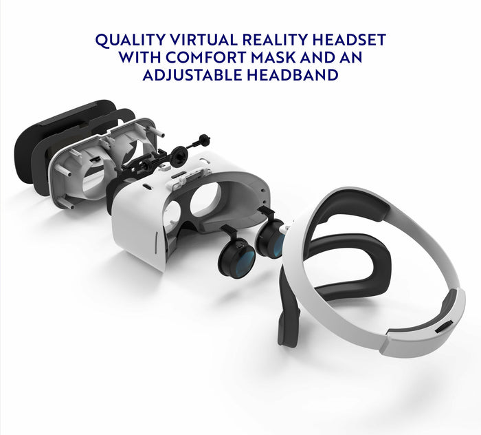 Lets Explore Oceans Smartphone-based head mounted display 1.84 kg Black, White