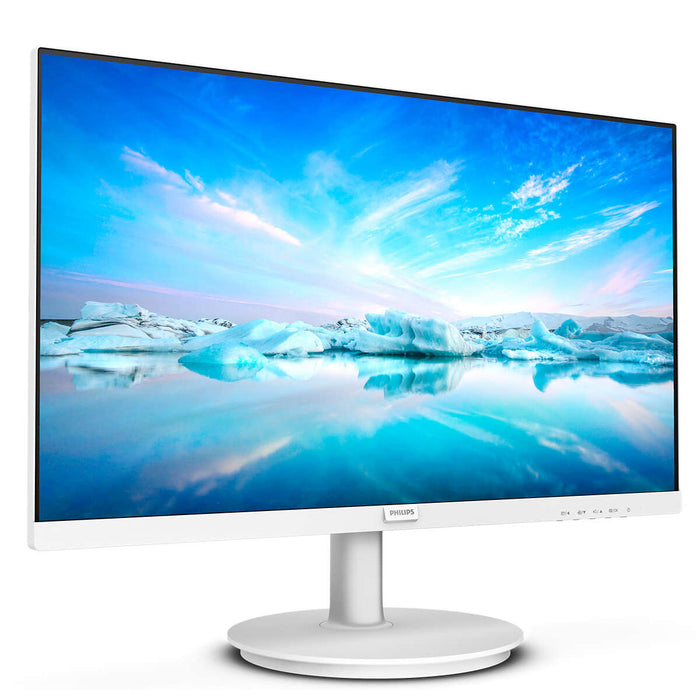 Philips V Line 241V8AW/00 computer monitor 60.5 cm (23.8) 1920 x 1080 pixels Full HD LCD White