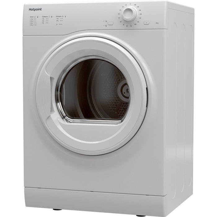 Hotpoint H1 D80W UK 8kg Vented Tumble Dryer - White - C Rated