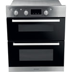 Indesit IDU 6340 IX oven 96 L 5100 W A Black, Stainless steel
