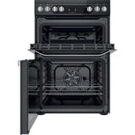 Hotpoint HDM67V9HCB/U Freestanding cooker Electric Ceramic Black