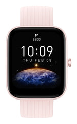 Amazfit Bip 3 Pro 4.29 cm (1.69) TFT 44 mm Digital 240 x 280 pixels Touchscreen Pink GPS (satellite)