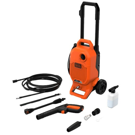 Black & Decker BEPW1700-GB pressure washer Upright Electric 408 l/h 1700 W Black, Orange