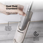 Tower Dual Container Spray Mop - Latte