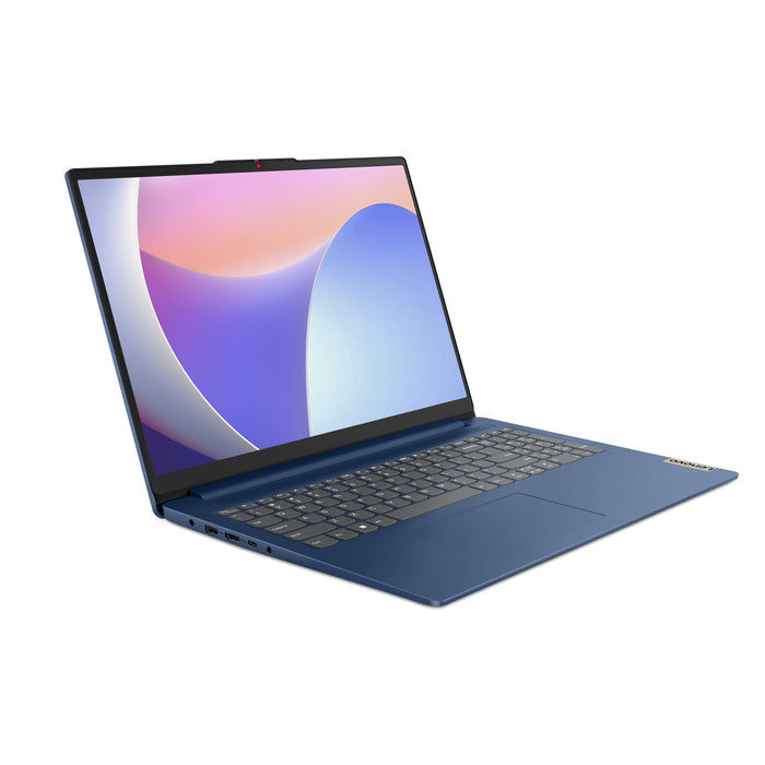 Lenovo IdeaPad Slim 3 16IRU8 15.6 Laptop -  Intel® U300 - 4 GB LPDDR5-SDRAM-  128GB SSD - Wi-Fi 6 (802.11ax) - Windows 11 Home in S mode - WUXGA IPS- Blue