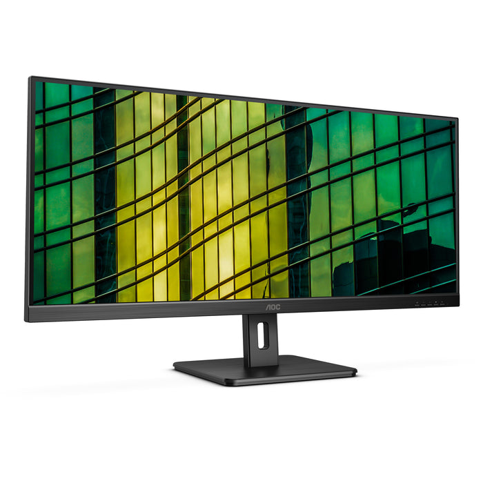 AOC U34E2M computer monitor 86.4 cm (34) 3440 x 1440 pixels Wide Quad HD Black