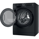 Hotpoint NDD 9725 BDA UK washer dryer Freestanding Front-load Black E