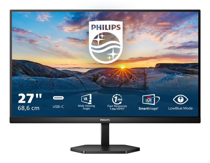 Philips 3000 series 27E1N3300A/00 LED display 68.6 cm (27) 1920 x 1080 pixels Full HD Black