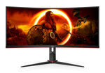 AOC CU34G2XP 34 Gaming Monitor-  WQHD- Curved - 180Hz- 1ms - HDR400- Height Adjustable - Speakers