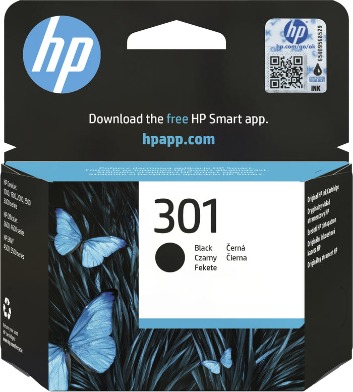 HP 301 Black Original Ink Cartridge