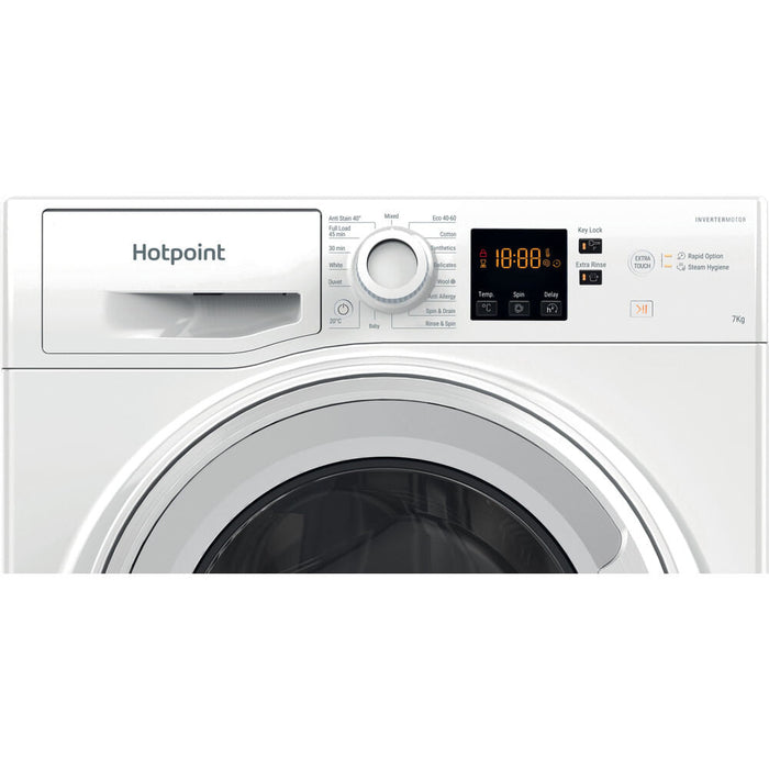 Hotpoint NSWM 7469 W UK washing machine Front-load 7 kg 1400 RPM White