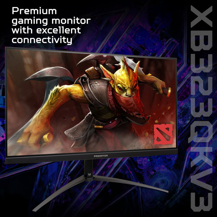 Acer XB Predator XB323QKV3 Gaming Monitor, 160Hz, UHD (3840x2160), 0.5ms Response Time, 16:9, AMD FreeSync Premium, Display HDR400