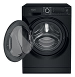 Hotpoint NDD 8636 BDA UK washer dryer Freestanding Front-load Black D