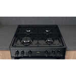 Hotpoint Ariston HDM67G0CMB/UK Freestanding cooker Gas Black A+