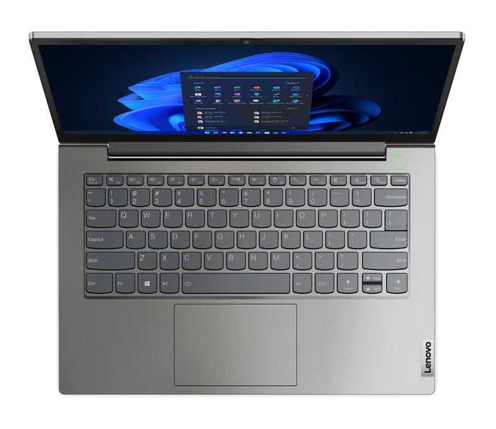 Lenovo ThinkBook 14 AMD Ryzen™ 5 5625U Laptop 35.6 cm (14) Full HD 8 GB DDR4-SDRAM 256 GB SSD Wi-Fi 6 (802.11ax) Windows 11 Pro Grey