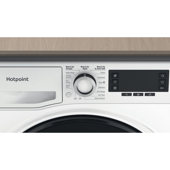 Hotpoint NDD 9725 DA UK washer dryer Freestanding Front-load White E