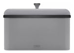 Tower Sera Bread Bin with Smoked Trim - Grey