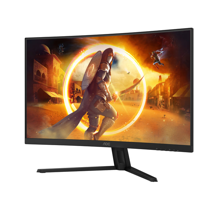 AOC CQ32G4VE 32 Gaming Monitor - QHD - Curved -180Hz, 1ms- HDR10- FreeSync