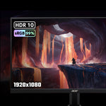 Acer NITRO VG1 Nitro KG241YM3 24 Gaming Monitor, 180Hz, Full HD (1920x1080), 1ms Response Time, 16:9, AMD FreeSync Premium