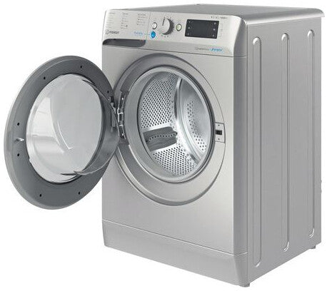 Indesit BDE 86436X S UK N washer dryer Freestanding Front-load Silver D