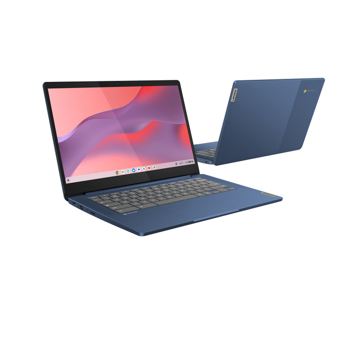 Lenovo IdeaPad Slim 3 Chrome 14M868 MediaTek 520 14 Chromebook-  8 GB LPDDR4x-SDRAM- 128 GB eMMC Wi-Fi 6 (802.11ax)-ChromeOS- Full HD -Chromebook-  Blue