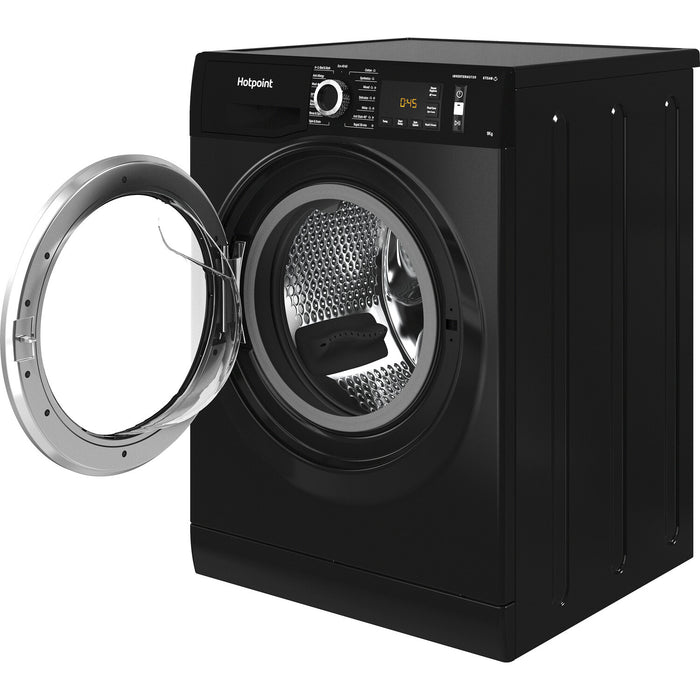 Hotpoint NM11 946 BC A UK N washing machine Front-load 9 kg 1400 RPM Black