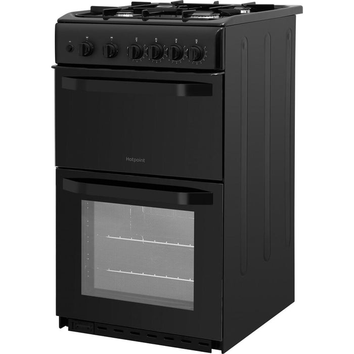 Hotpoint HD5G00KCB Freestanding cooker Gas Black