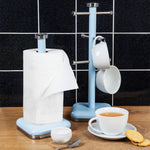 Swan Retro Tabletop paper towel holder Iron Blue